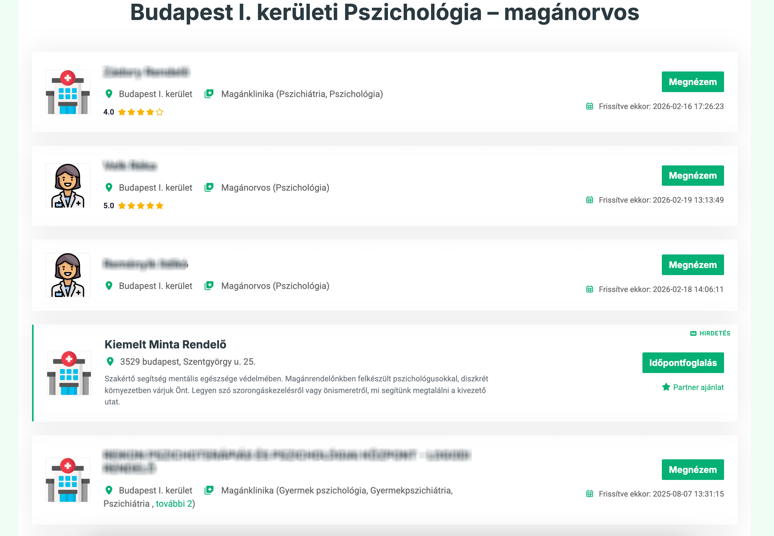 medgo célzott hirdetés példa