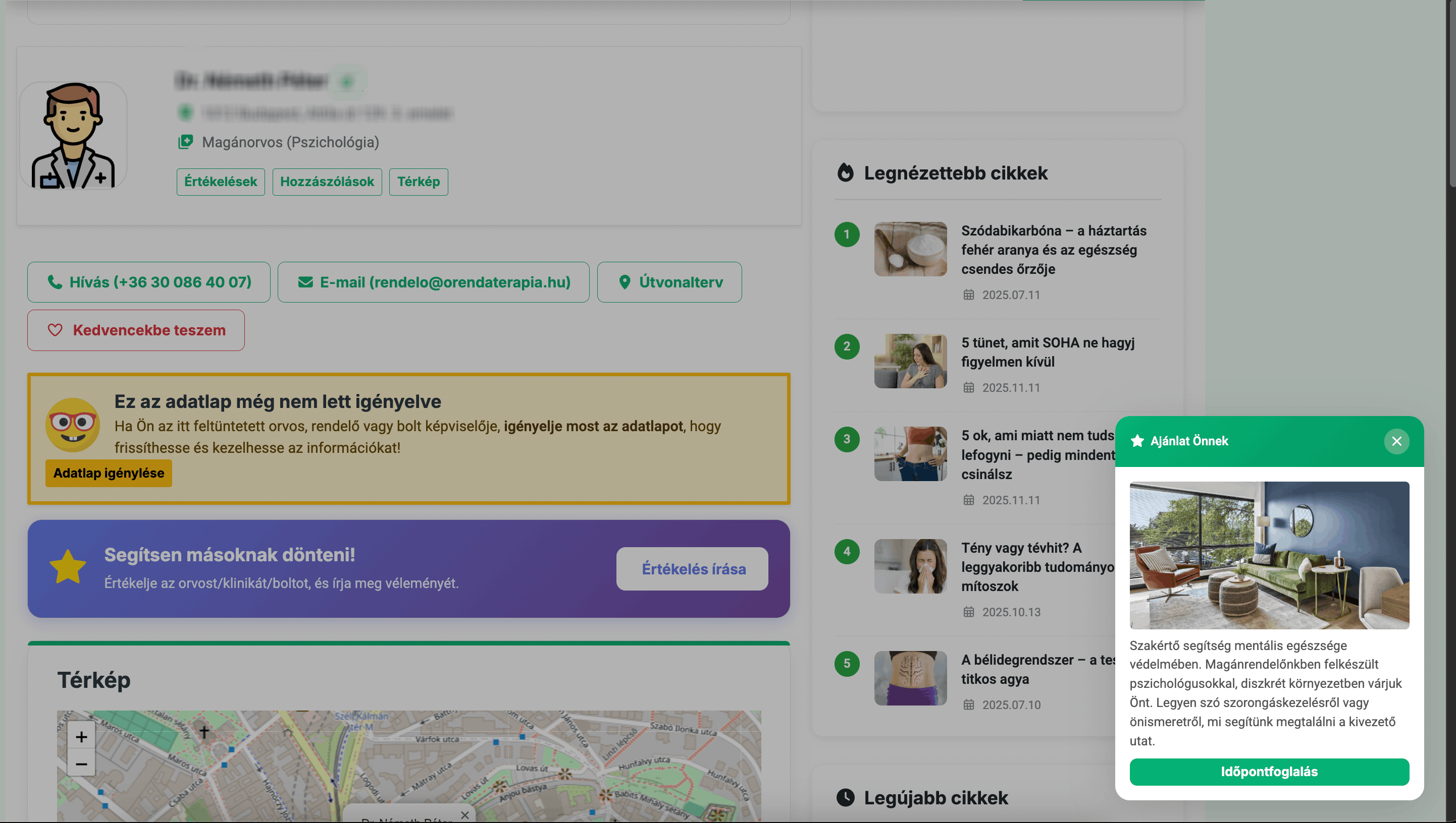 medgo sticky hirdetés példa