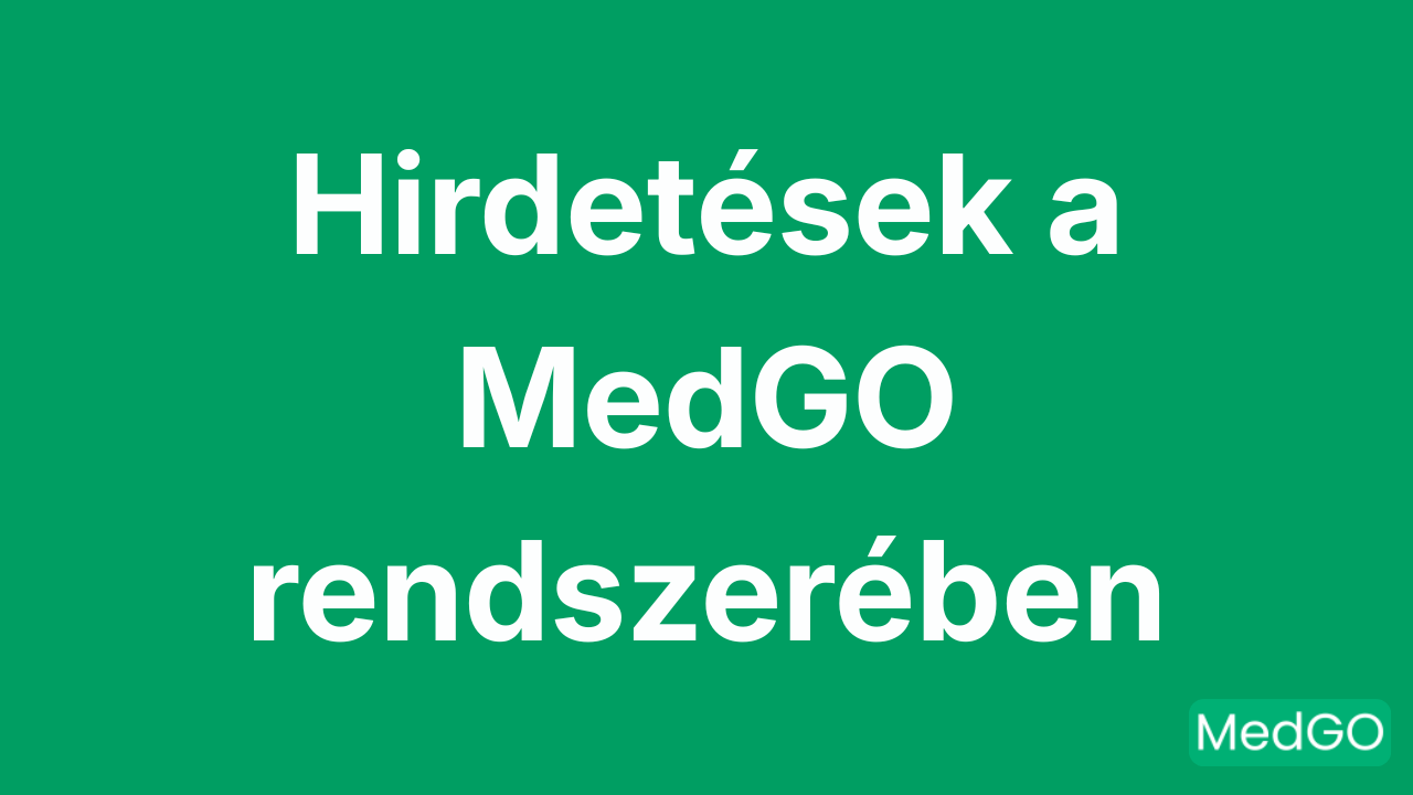 Hirdetések a MedGO rendszerében